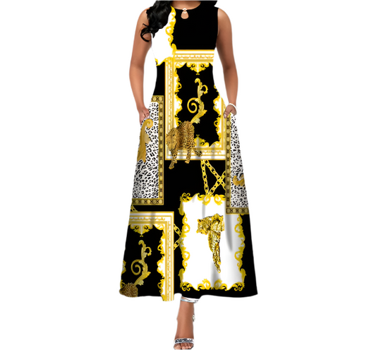 Trendy & Classy Sleeveless Dress for Women