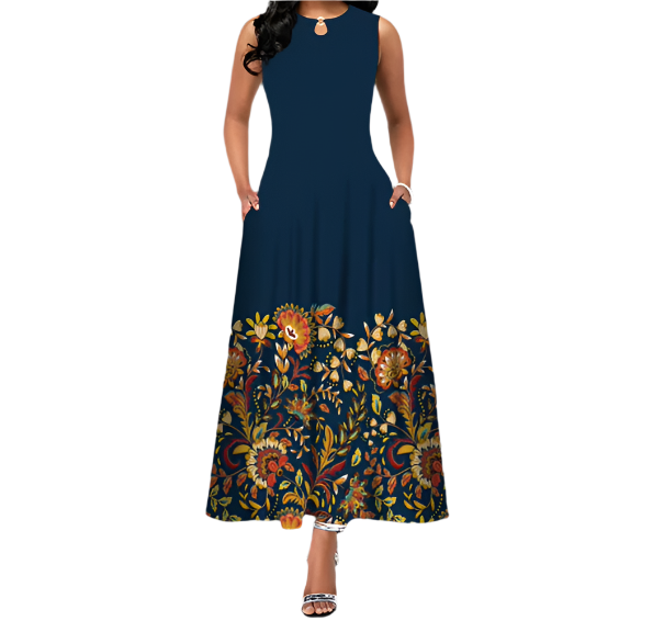 Trendy & Classy Sleeveless Dress for Women