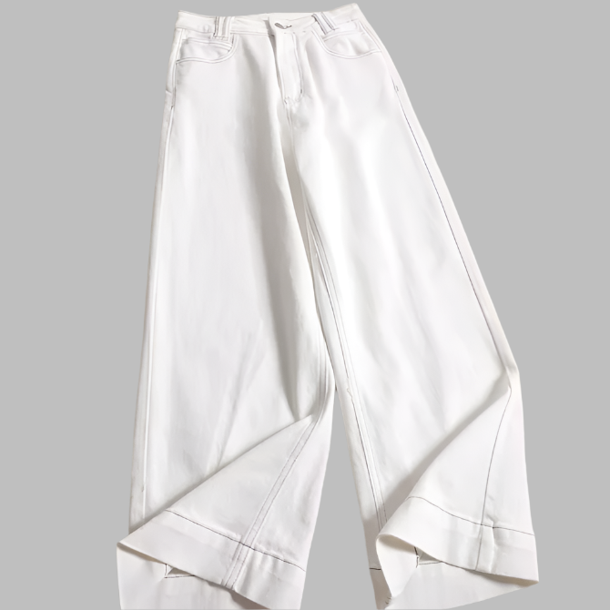 Trendy & Timeless High Waist Straight Wide Leg Versatile Women's Jeans - B6-JP-628