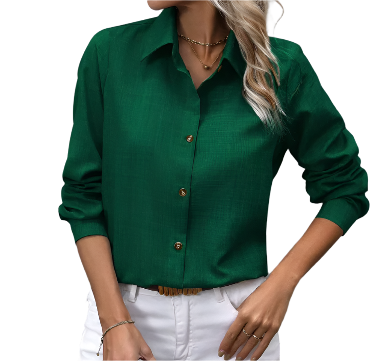 Trendy & Timeless Quality Cotton Dress Shirt for Women TOP-B1-BL-249