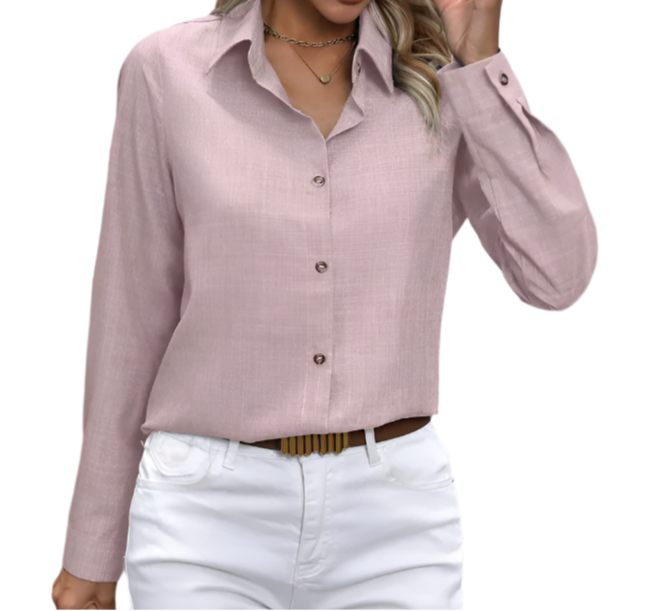 Trendy & Timeless Quality Cotton Dress Shirt for Women TOP-B1-BL-249