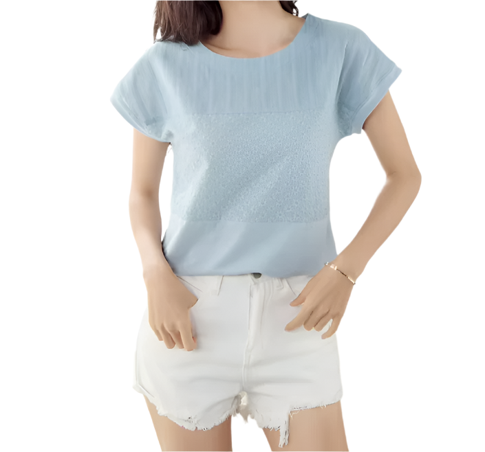 Trendy & Timeless Versatile Slim Fit Women's T-shirt Blouse - B6-TOP-B669