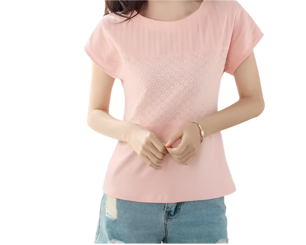 Trendy & Timeless Versatile Slim Fit Women's T-shirt Blouse - B6-TOP-B669