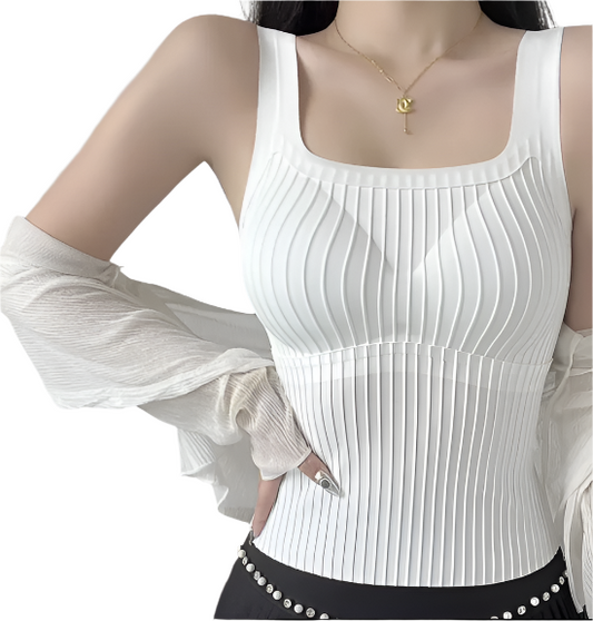 Pack of 4 - Ultra-Thin Cool Seamless Vest Non-Slip Comfortable & Breathable Bra Tank-Top - UGS-02-T-BRA-11