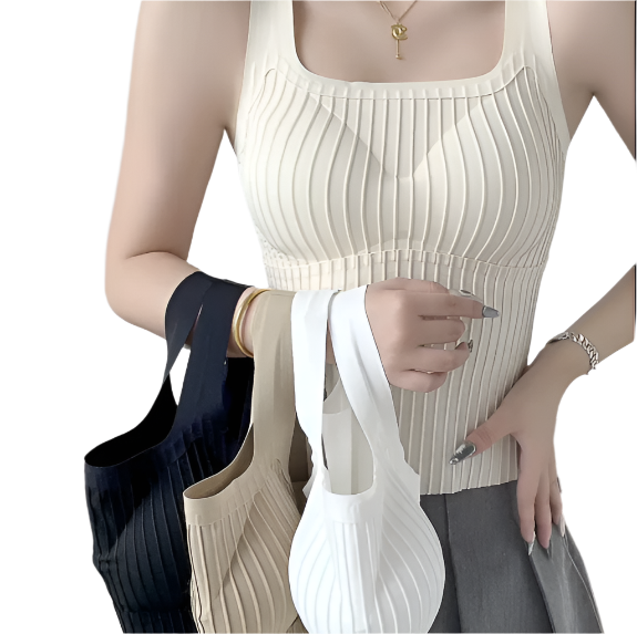 Pack of 4 - Ultra-Thin Cool Seamless Vest Non-Slip Comfortable & Breathable Bra Tank-Top - UGS-02-T-BRA-11