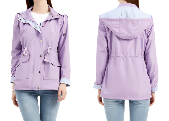 Women’s Trendy & Timeless Detachable Hooded Long Sleeve Trench JACKET - JKT-06