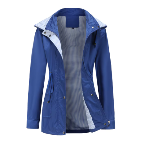 Women’s Trendy & Timeless Detachable Hooded Long Sleeve Trench JACKET - JKT-06