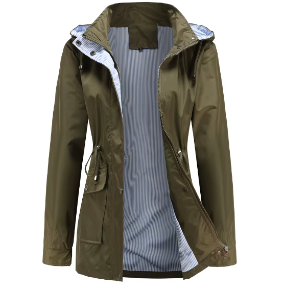 Women’s Trendy & Timeless Detachable Hooded Long Sleeve Trench JACKET - JKT-06
