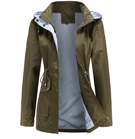 Women’s Trendy & Timeless Detachable Hooded Long Sleeve Trench JACKET - JKT-06