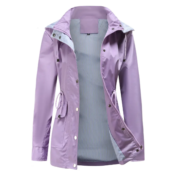 Women’s Trendy & Timeless Detachable Hooded Long Sleeve Trench JACKET - JKT-06