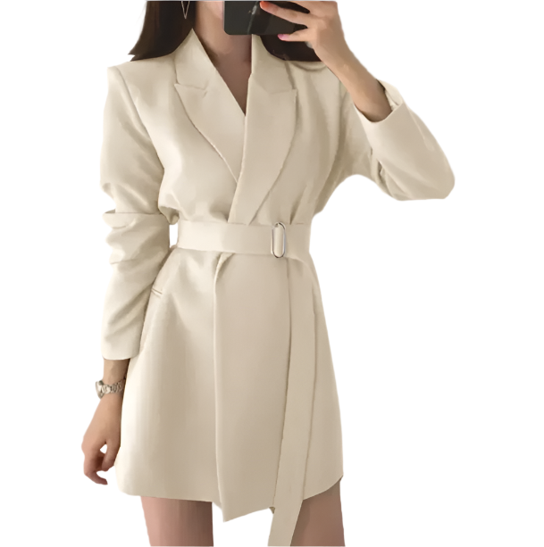 Women’s Trendy & Timeless Lapel Waist Belt BLAZER – BLZ-12
