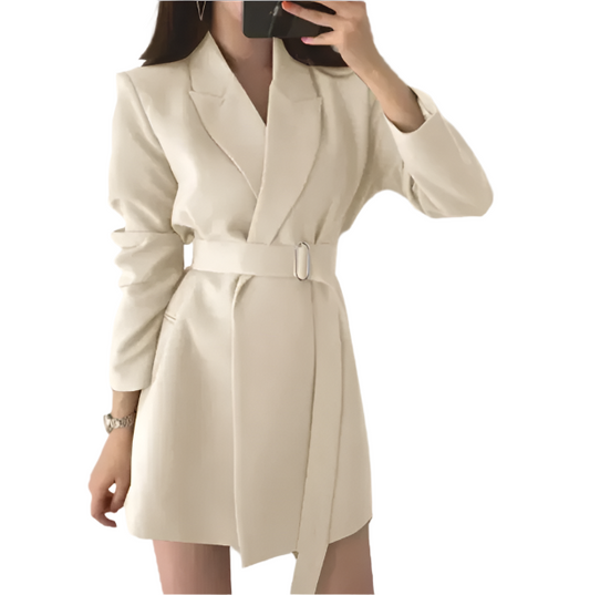 Women’s Trendy & Timeless Lapel Waist Belt BLAZER – BLZ-12