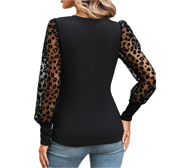 Trendy Women's Elegant Long Sleeve Blouse SHIRT-BL126