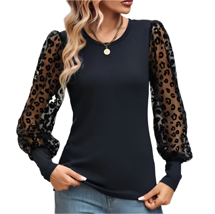 Trendy Women's Elegant Long Sleeve Blouse SHIRT-BL126