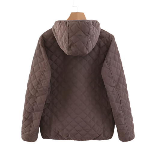 Women's Quilted Fleece-lined Lamb Velvet Cotton-Padded JACKET-JKT-11