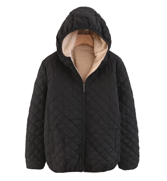 Women's Quilted Fleece-lined Lamb Velvet Cotton-Padded JACKET-JKT-11