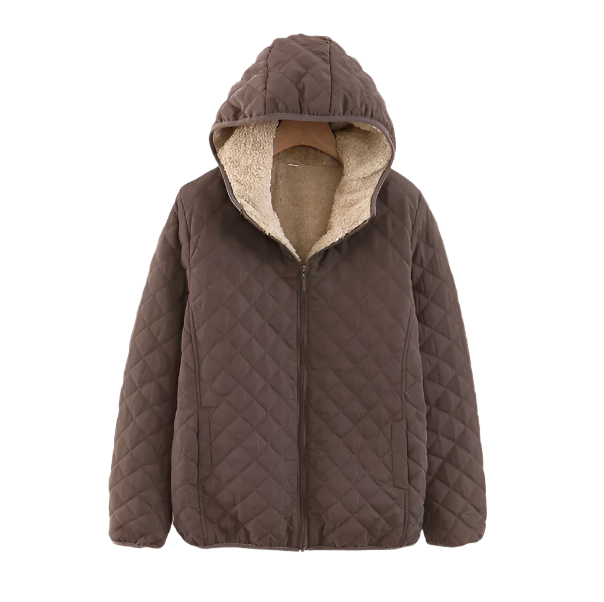 Women's Quilted Fleece-lined Lamb Velvet Cotton-Padded JACKET-JKT-11