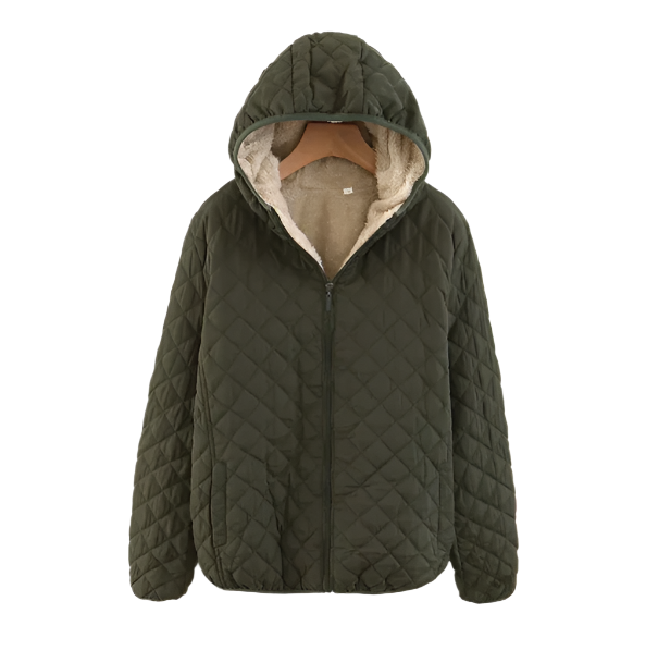 Women's Quilted Fleece-lined Lamb Velvet Cotton-Padded JACKET-JKT-11