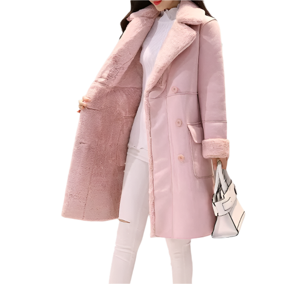 Women’s Trendy & Timeless Imitation Lamb Fur Fleece-lined JACKET-JKT12
