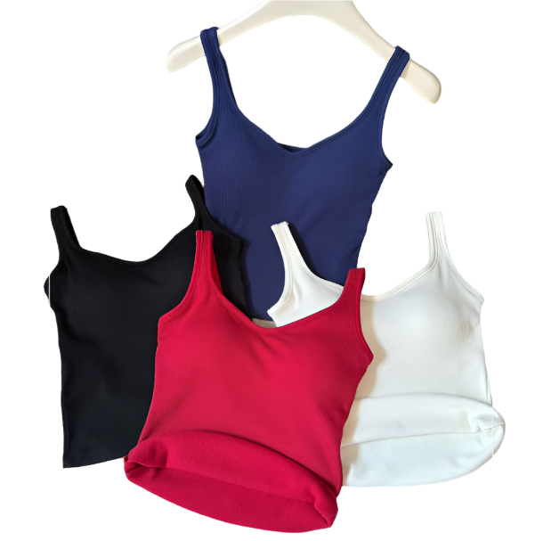 Pack of 4 - Women's Inner & Outer Wear Padded Tank-Top Bra -UGS-02-T-BRA-17