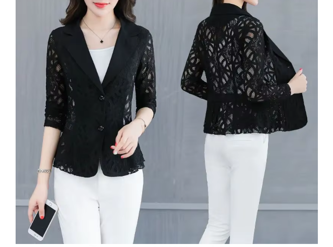 Women’s Trendy & Timeless Lace BLAZER-BLZ-11