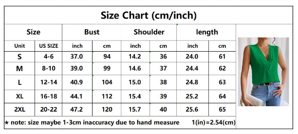 Women’s Trendy & Timeless Leisure Layered V-neck Sleeveless SHIRT-BL122