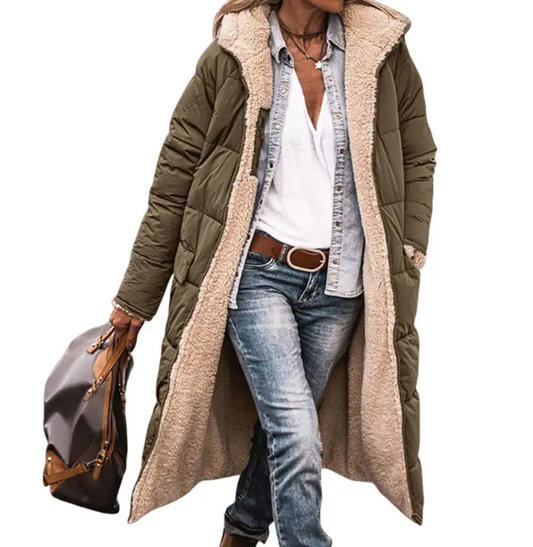 Women's Classy & Timeless Long Hooded Warm JACKET-JKT-10