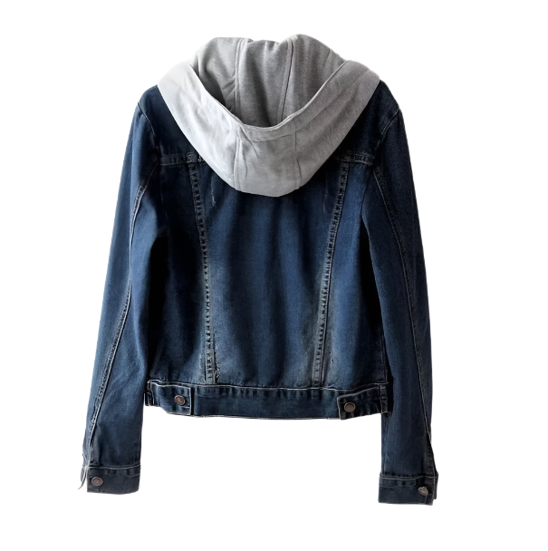 Women’s Trendy & Timeless Long Sleeve Hooded Denim JACKET - JKT-38