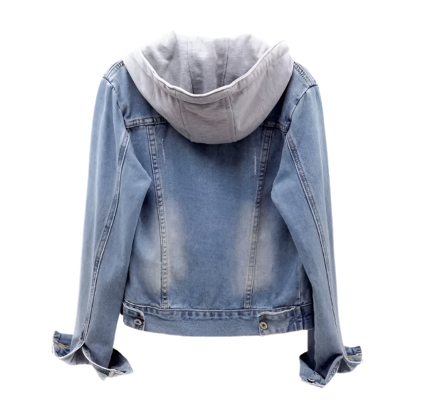 Women’s Trendy & Timeless Long Sleeve Hooded Denim JACKET - JKT-38
