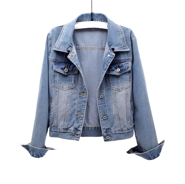 Women’s Trendy & Timeless Long Sleeve Hooded Denim JACKET - JKT-38