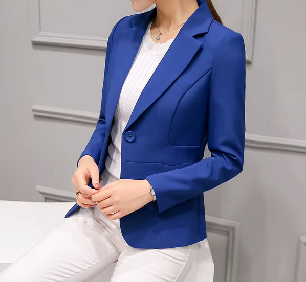 Women’s Trendy & Timeless Long Sleeve Lapel V-neck BLAZER-BLZ-02