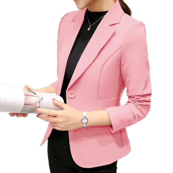 Women’s Trendy & Timeless Long Sleeve Lapel V-neck BLAZER-BLZ-02