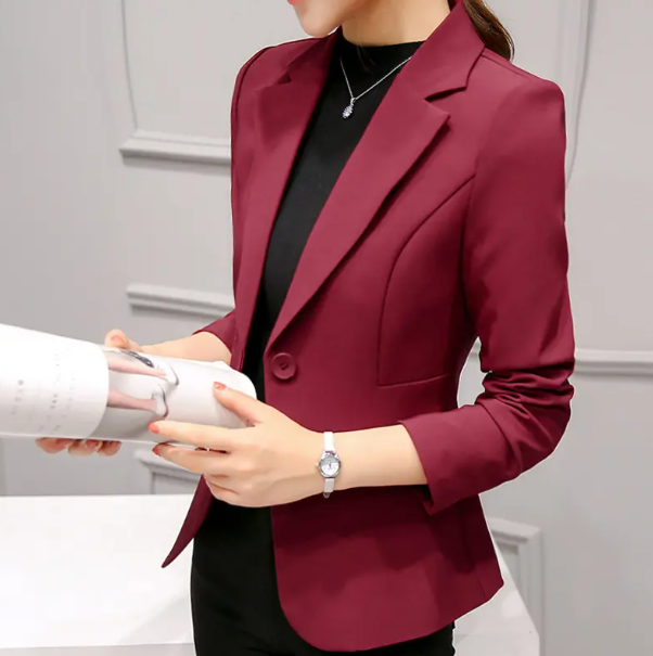 Women’s Trendy & Timeless Long Sleeve Lapel V-neck BLAZER-BLZ-02