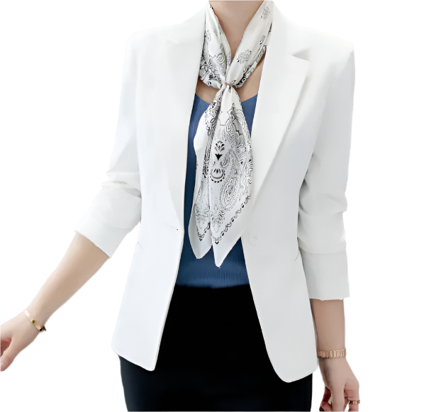 Women’s Trendy & Timeless Long Sleeve Lapel V-neck BLAZER-BLZ-02