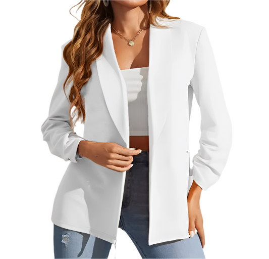 Women’s Trendy & Timeless Long Sleeve Lapel Collar BLAZER-BLZ-15
