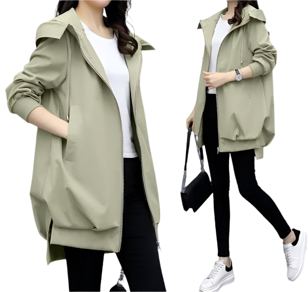Women’s Comfortable Trendy Loose Hooded JACKET-JKT-30