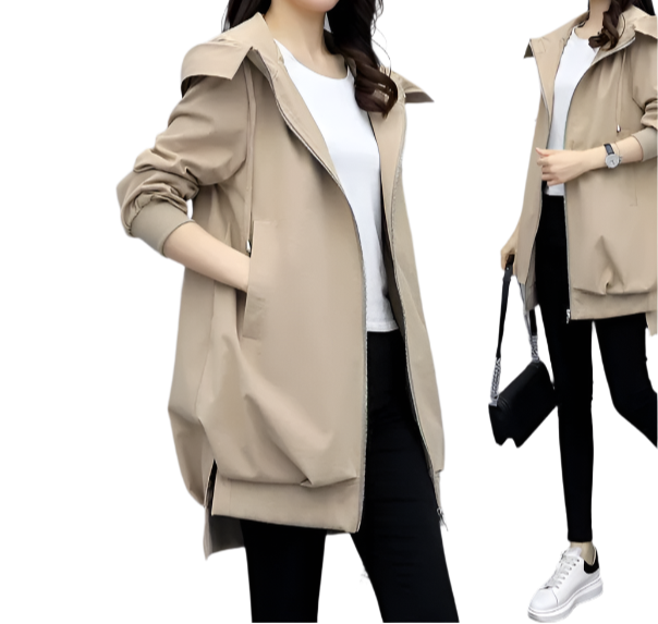 Women’s Comfortable Trendy Loose Hooded JACKET-JKT-30