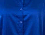 Women’s Trendy & Timeless Satin Short Sleeve V-neck Button-up SHIRT-BL105