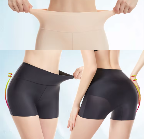 [PACK of 2] Women's Seamless Anti-chafing Tummy Control Shorts High Elastane Invisible Butt Lifter high Waist Underwear For Women  - UGS-01-UW-05