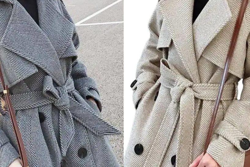 Women’s Trendy & Timeless Winter Woolen Lapel V-neck Cardigan Coat - JACKET - JKT-05