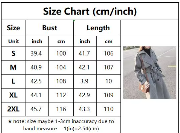 Women’s Trendy & Timeless Winter Woolen Lapel V-neck Cardigan Coat - JACKET - JKT-05