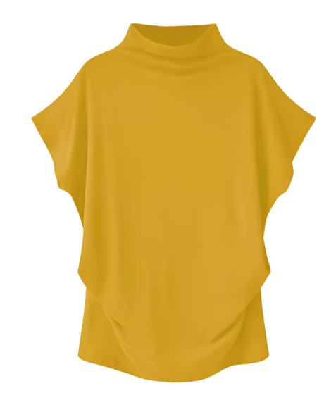 Women's Trendy Comfy Loose Fit Cotton Top T-Shirt B2-BL-1013