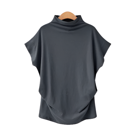 Women's Trendy Comfy Loose Fit Cotton Top T-Shirt B2-BL-1013-A