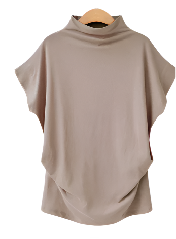 Women's Trendy Comfy Loose Fit Cotton Top T-Shirt B2-BL-1013