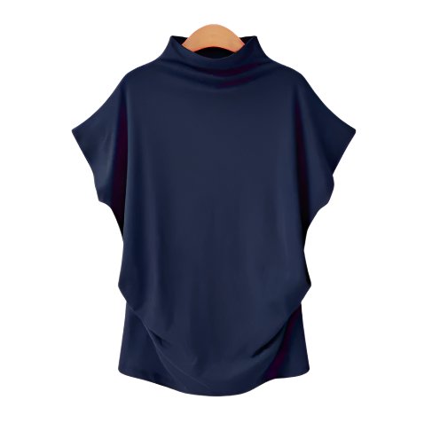 Women's Trendy Comfy Loose Fit Cotton Top T-Shirt B2-BL-1013