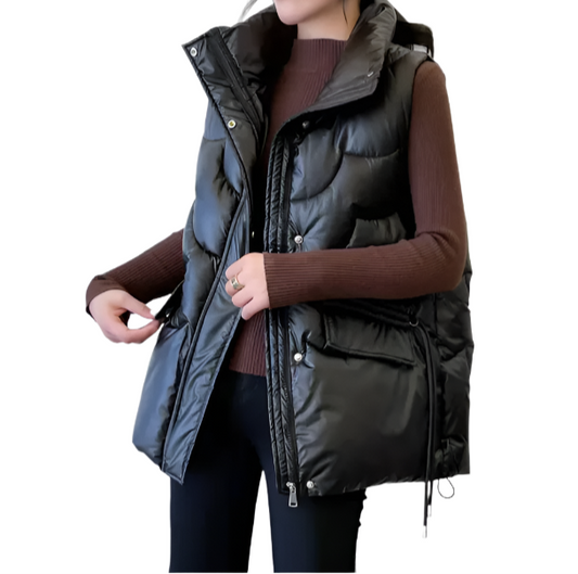 Women’s Trendy Padded Stand Collar Vest JACKET-JKT-36