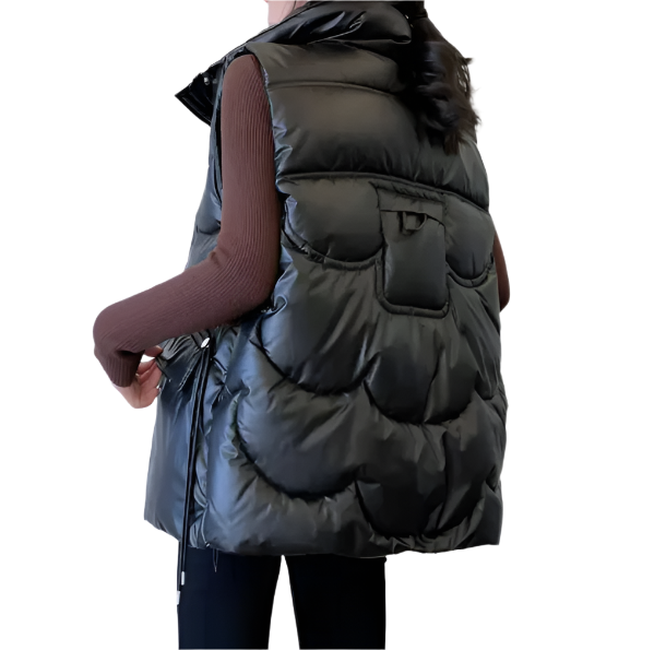 Women’s Trendy Padded Stand Collar Vest JACKET-JKT-36