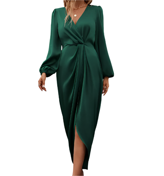 Trendy & Comfy Long Sleeve Dress for Women - B1-DRESS-B102