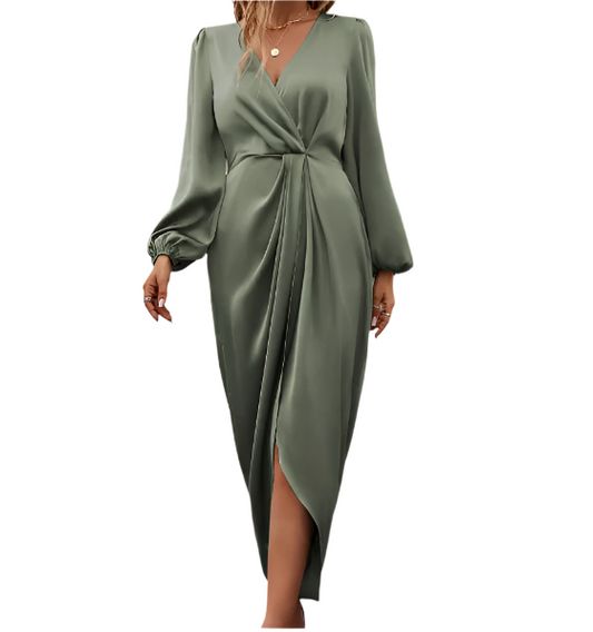 Trendy & Comfy Long Sleeve Dress for Women - B1-DRESS-B102