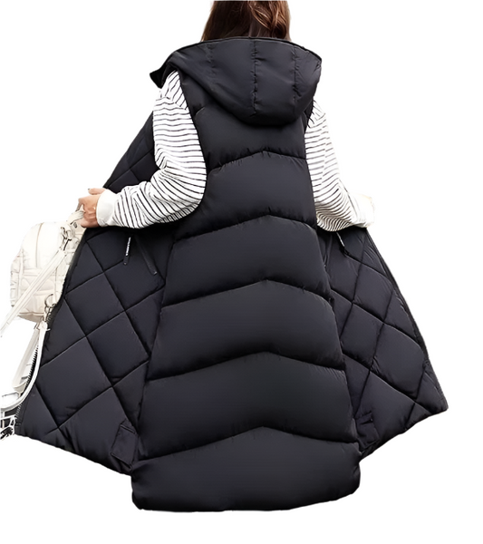 Women's Hooded Trendy & Timeless Sleeveless Long Vest JACKET-JKT-18